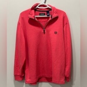Chaps Ralph Lauren Quarter Zip Light Sweater Size Large